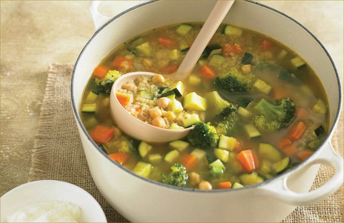 Как приготовить овощной диетический суп?