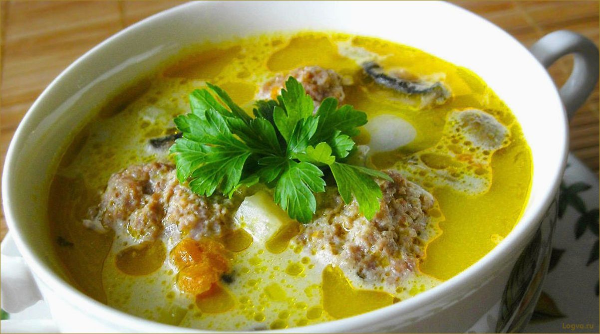 Суп с фрикадельками: быстро и вкусно!