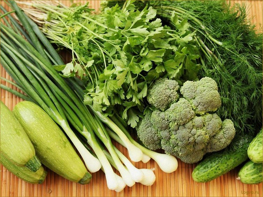 Включаем зеленые овощи в свой рацион!