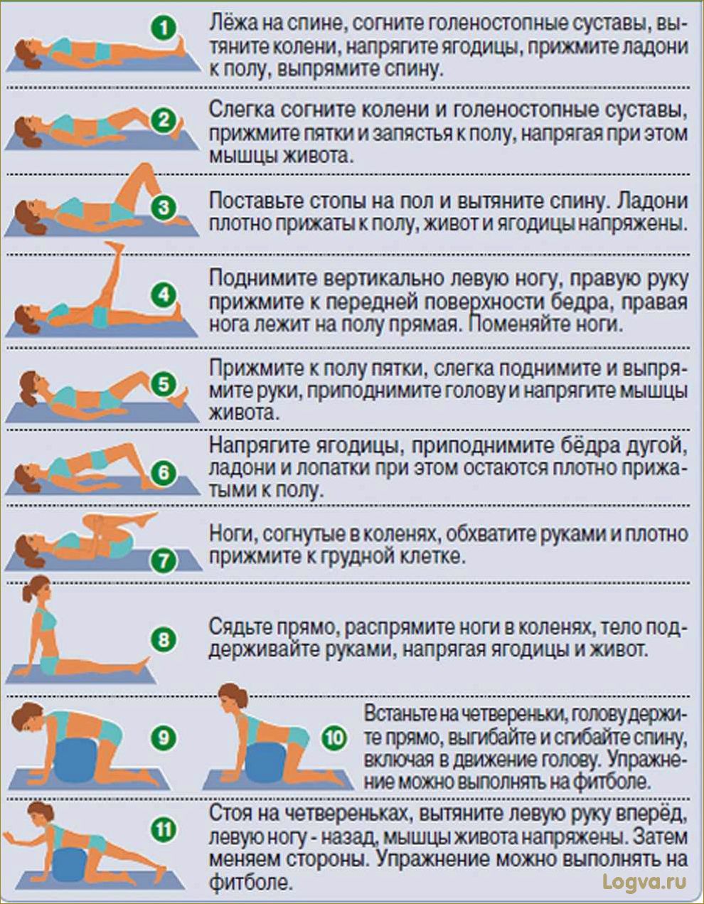 Зарядка для спины: упражнения и рекомендации