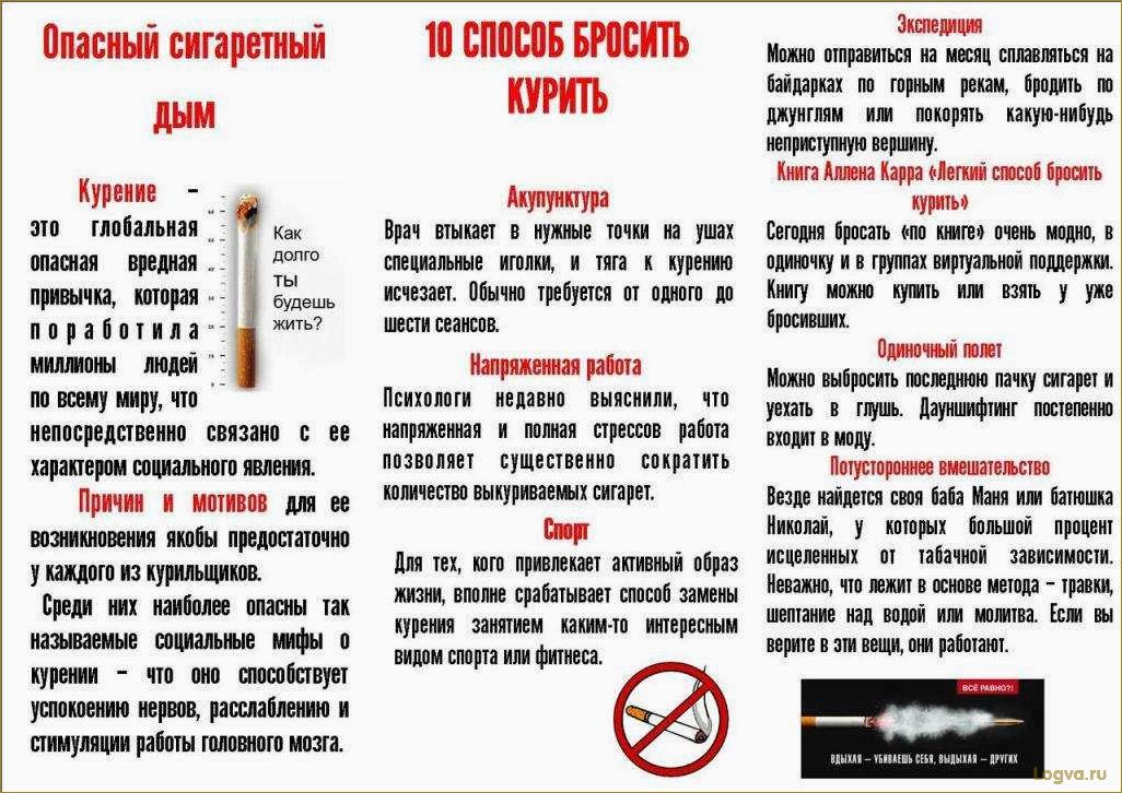 Как бросить курить и не набрать вес: эффективные способы и советы