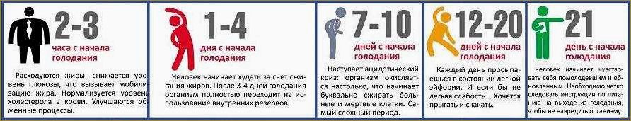 (ошибки, избегать, время) Ошибки, которые нужно избегать во время голодания