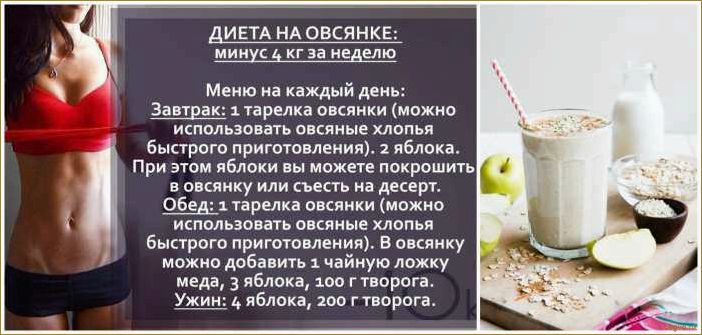(овсяная, диета, польза, принципы, рецепты) Овсяная диета: польза, принципы и рецепты