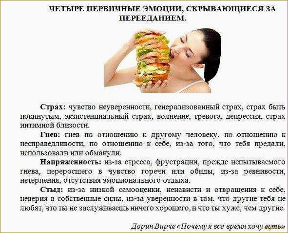 (психологические, причины, лишнего, веса, влияние) Психологические причины лишнего веса: влияние на психику и эмоции