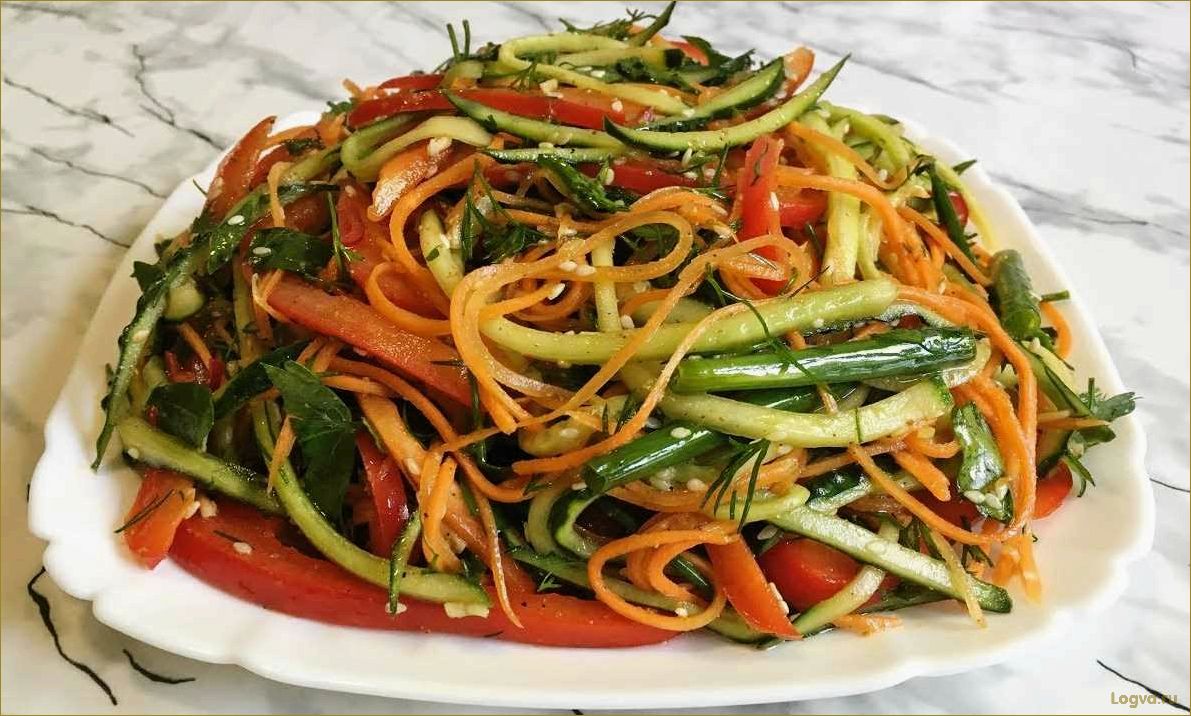 (простые, вкусные, салаты, по-корейски) Простые и вкусные салаты по-корейски
