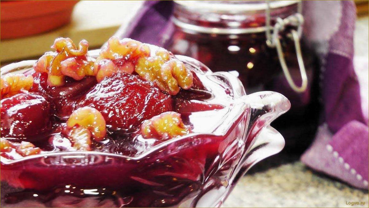 (рецепт, варенья, сливы, вкусно, полезно) Рецепт варенья из сливы: вкусно и полезно!
