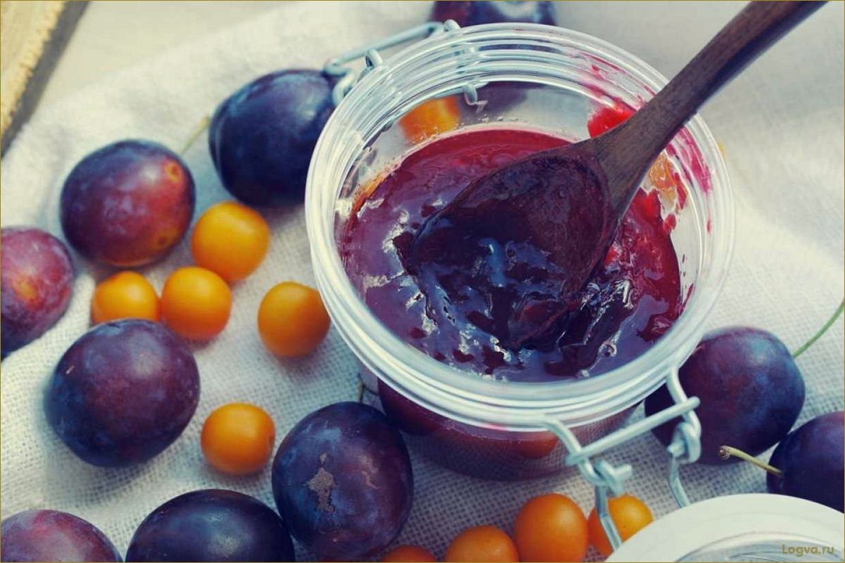 (рецепт, варенья, сливы, вкусно, полезно) Рецепт варенья из сливы: вкусно и полезно!