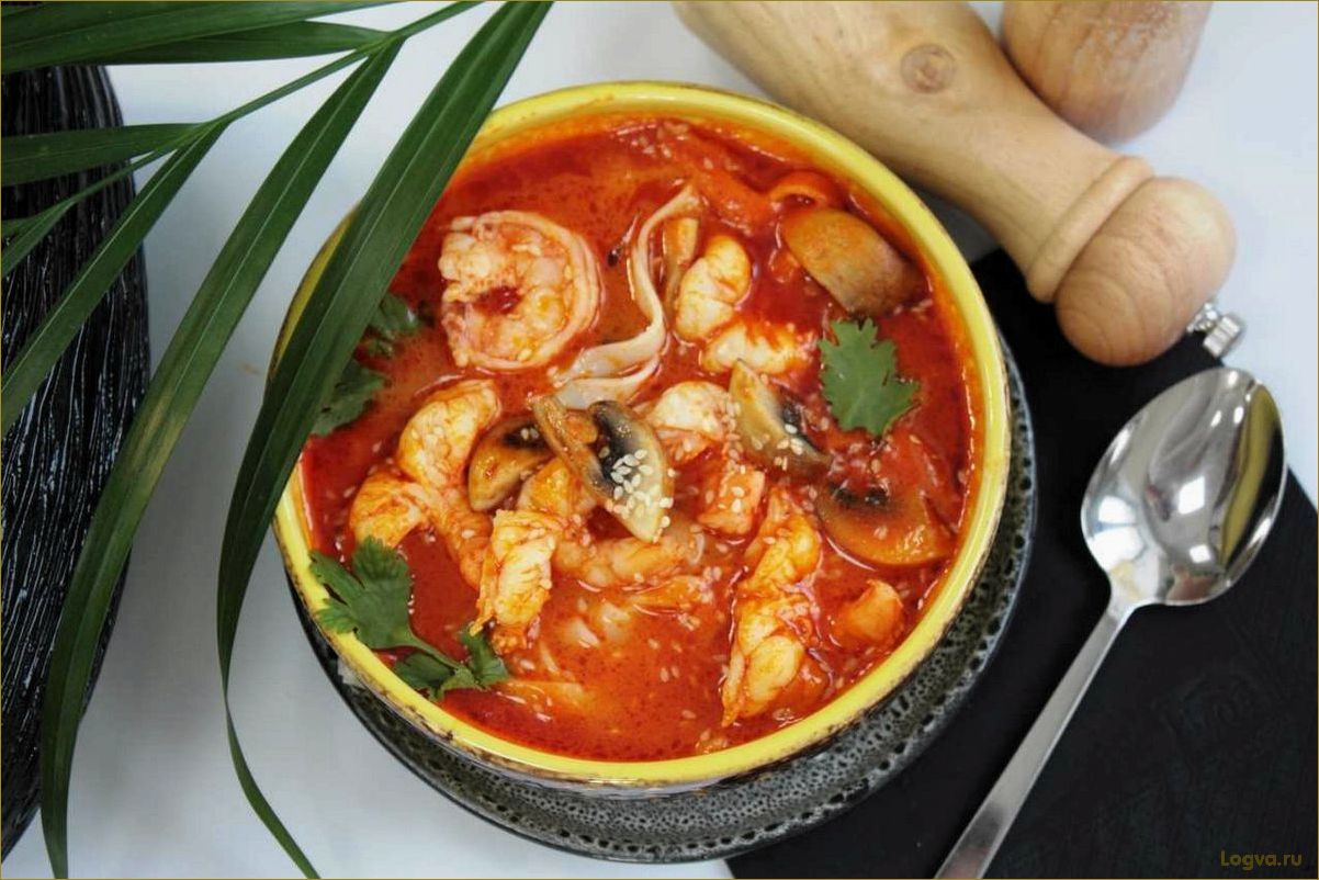 (тайский, креветками, вида, вкуса) Тайский суп с креветками: 3 вида — 3 вкуса!
