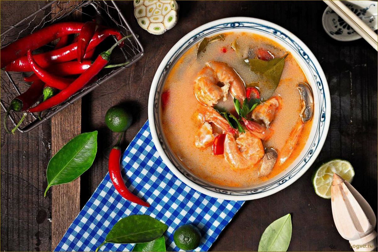 (тайский, креветками, вида, вкуса) Тайский суп с креветками: 3 вида — 3 вкуса!