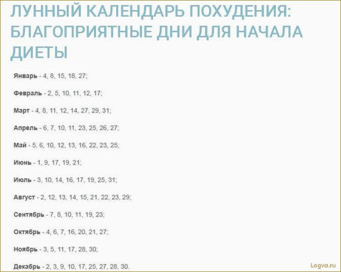 (лунная, диета, женщин, лунному, календарю) Лунная диета для женщин: диета по лунному календарю 2010 и диета по фазам луны