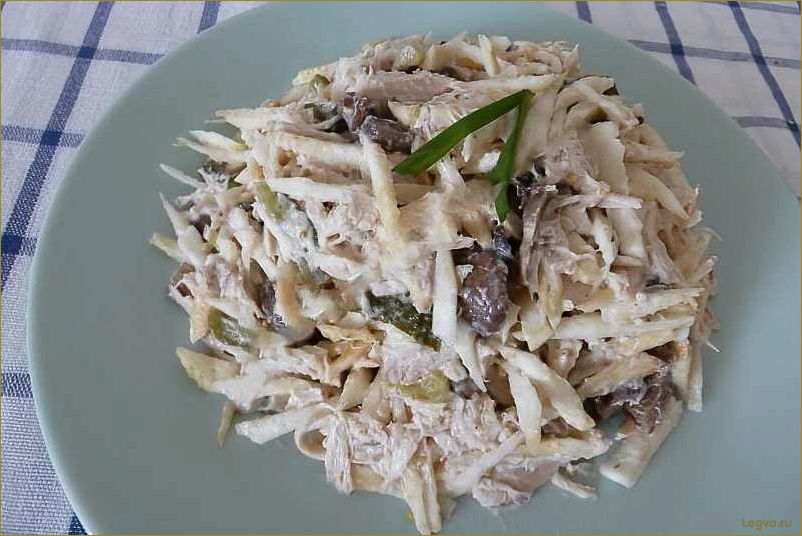 Салаты из корня сельдерея