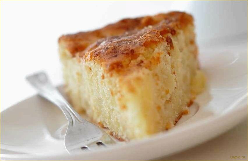 Творожная запеканка с яблоками!
