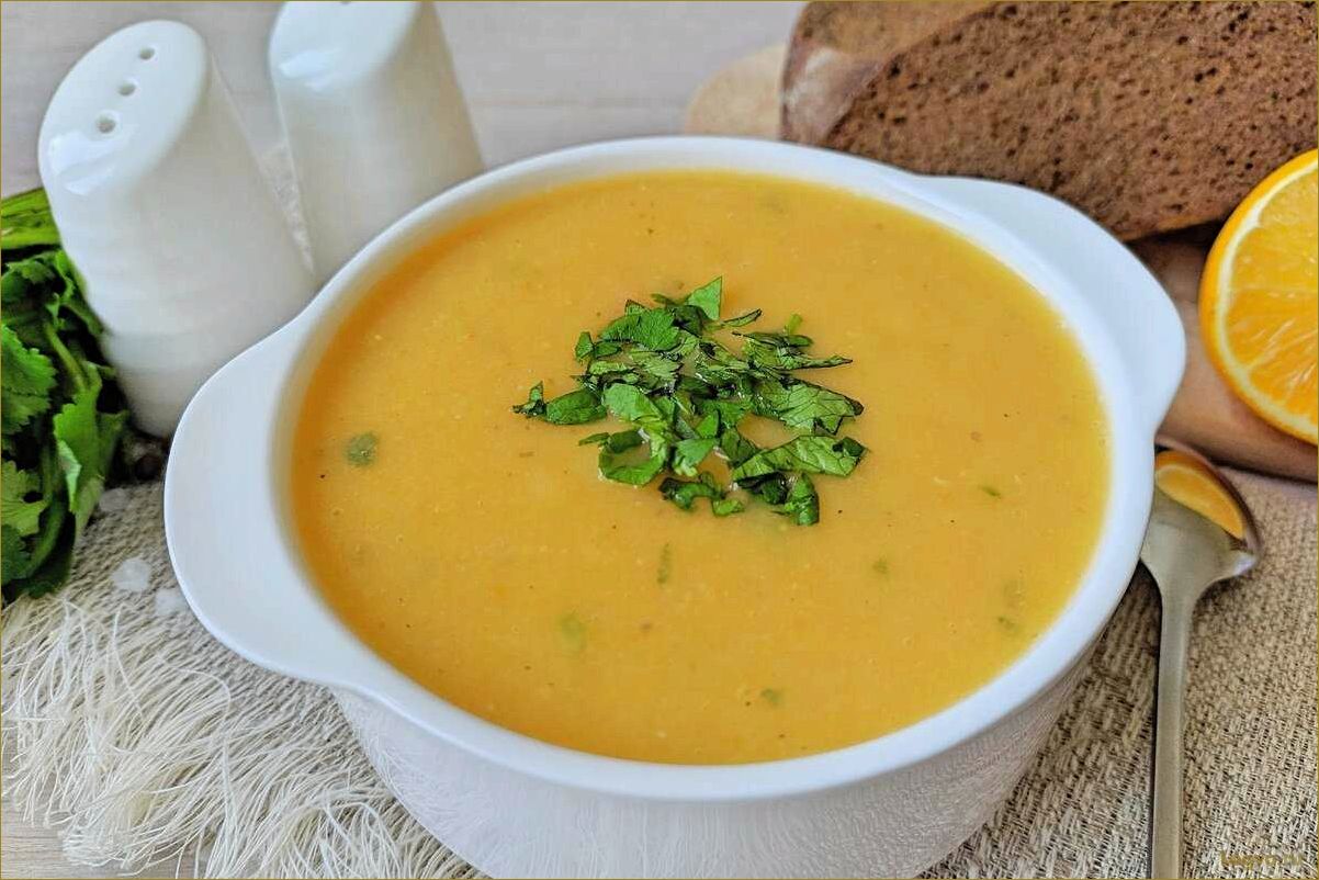 Суп-пюре из чечевицы — вкусно и полезно!