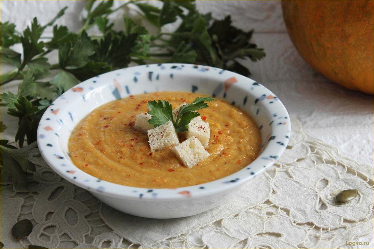 Суп-пюре из чечевицы — вкусно и полезно!