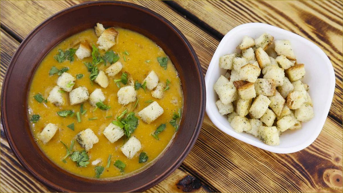 Суп-пюре из чечевицы — вкусно и полезно!