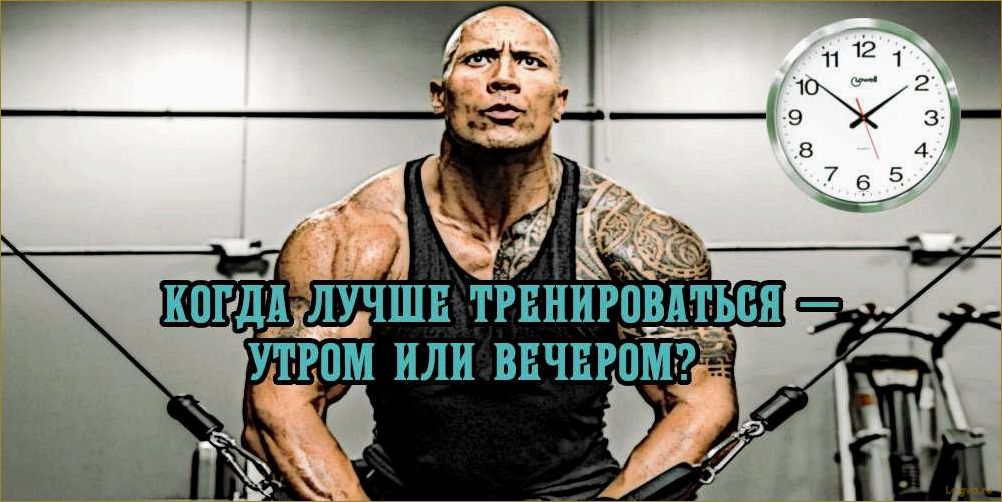 Тренировки по утрам, тренировки утром или вечером