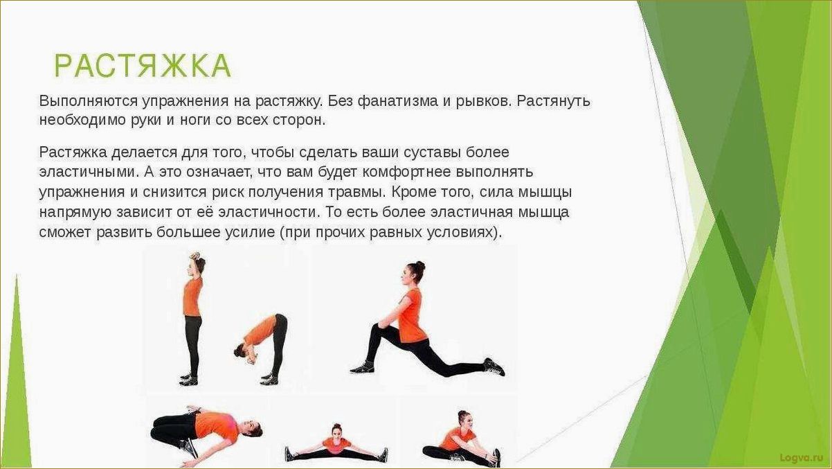 Упражнения на растяжку и гибкость