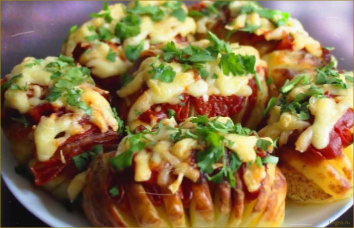 Фаршированный картофель: новый вкус каждый раз!
