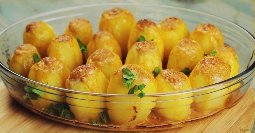 Фаршированный картофель: новый вкус каждый раз!