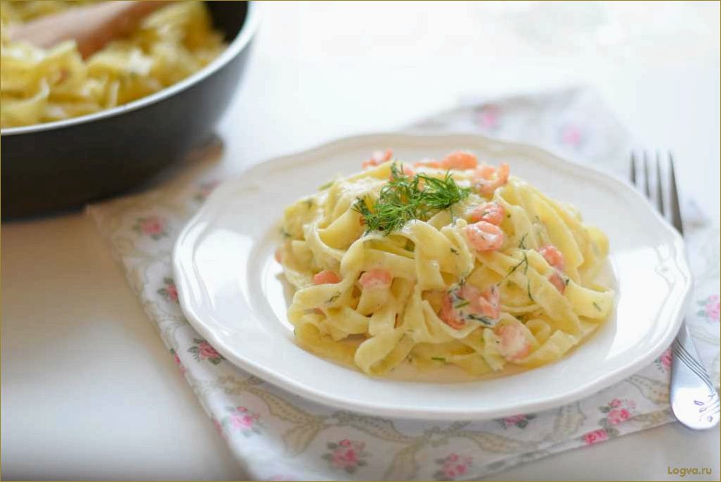 Фетучини с креветками: угощаем и угощаемся!