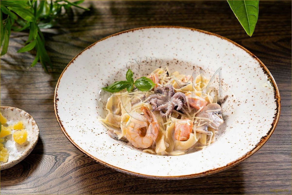 Фетучини с креветками: угощаем и угощаемся!