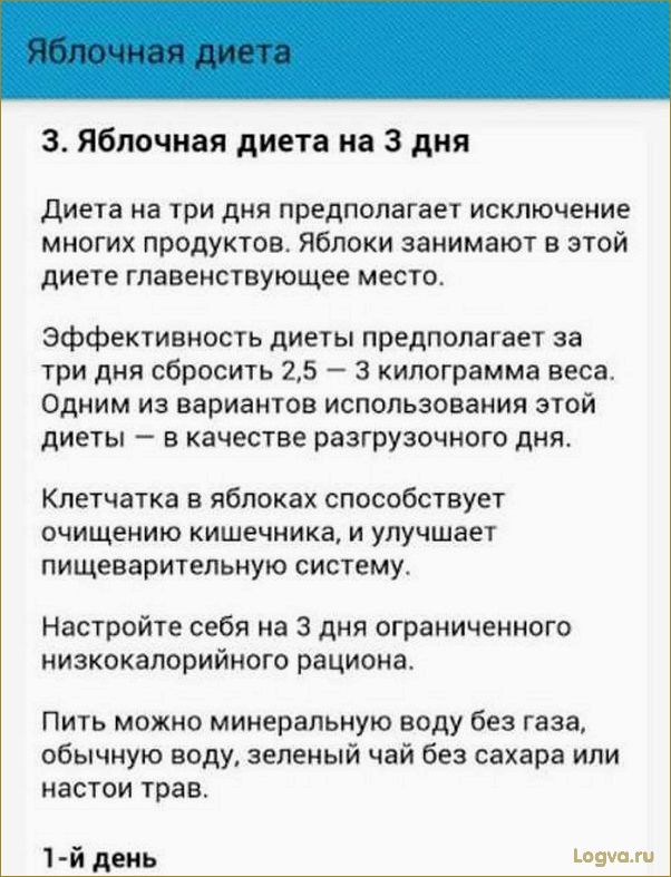Яблочная диета для похудения: отзывы, результаты, комментарии, форум