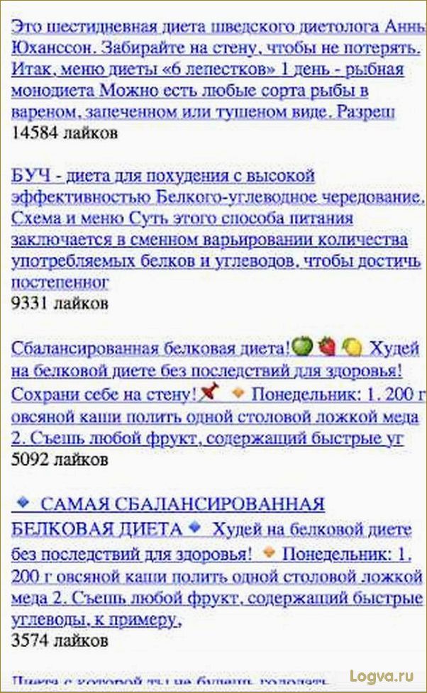 Шведская диета: особенности и преимущества