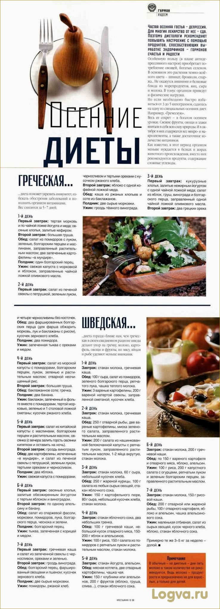 Шведская диета: особенности и преимущества