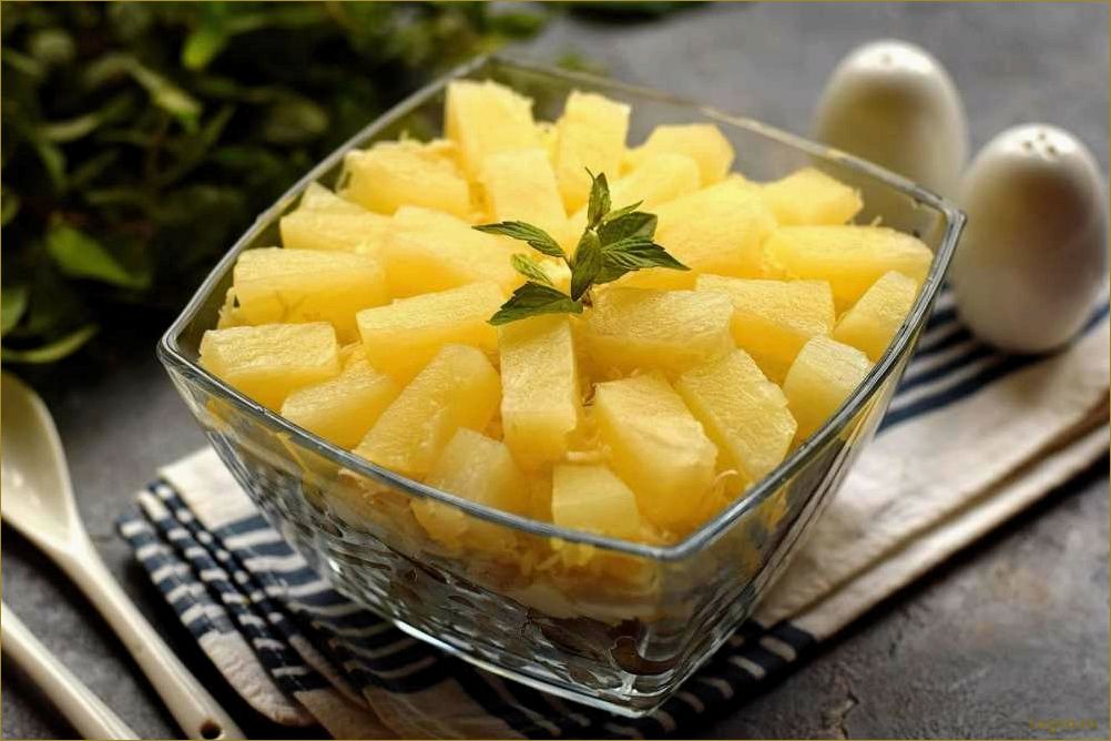 Рецепты с консервированными ананасами: идеи для вкусных блюд