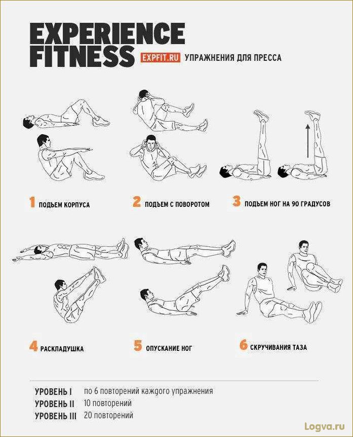 Эффективные упражнения для пресса!
