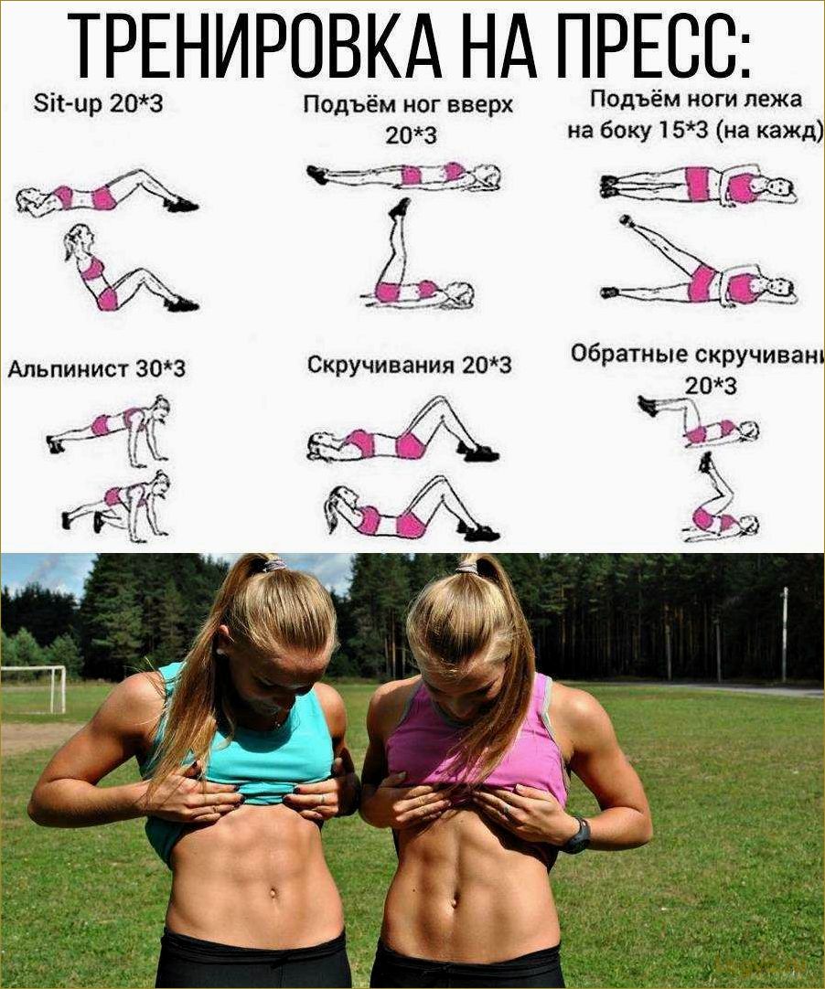 Эффективные упражнения для пресса!